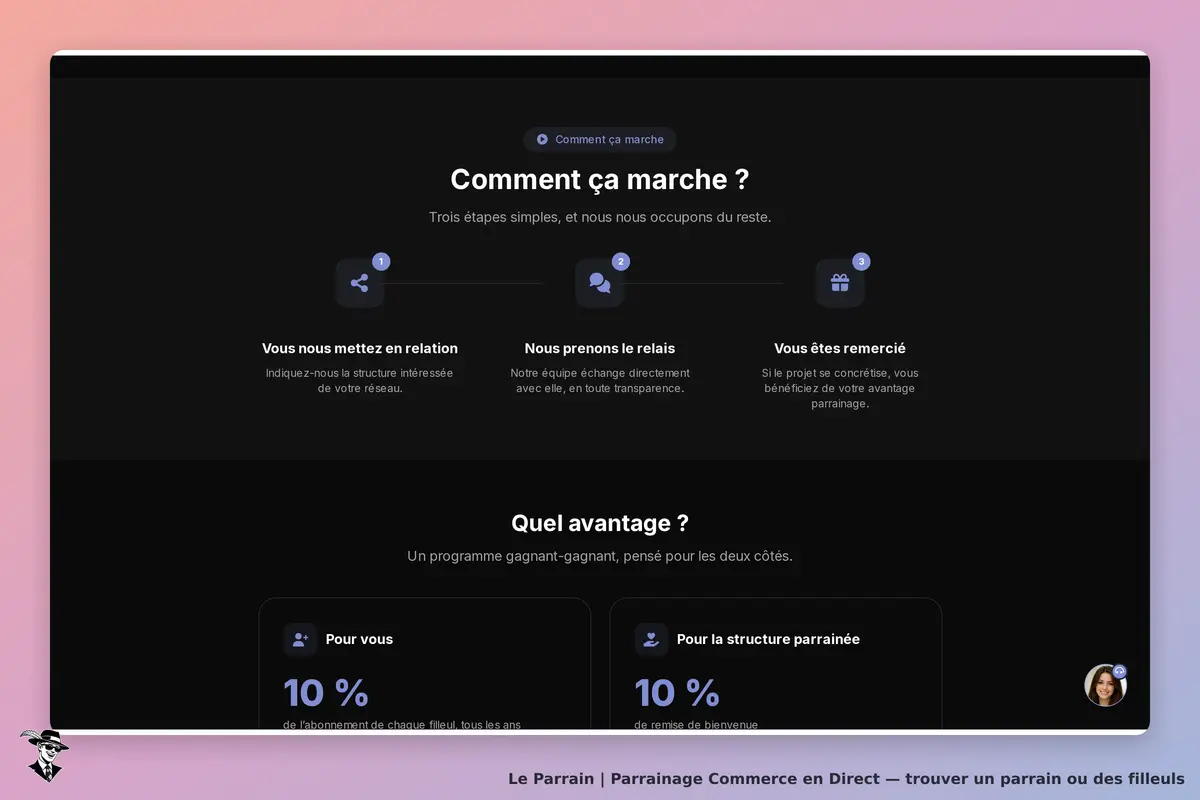 Capture d'écran de Commerce en Direct