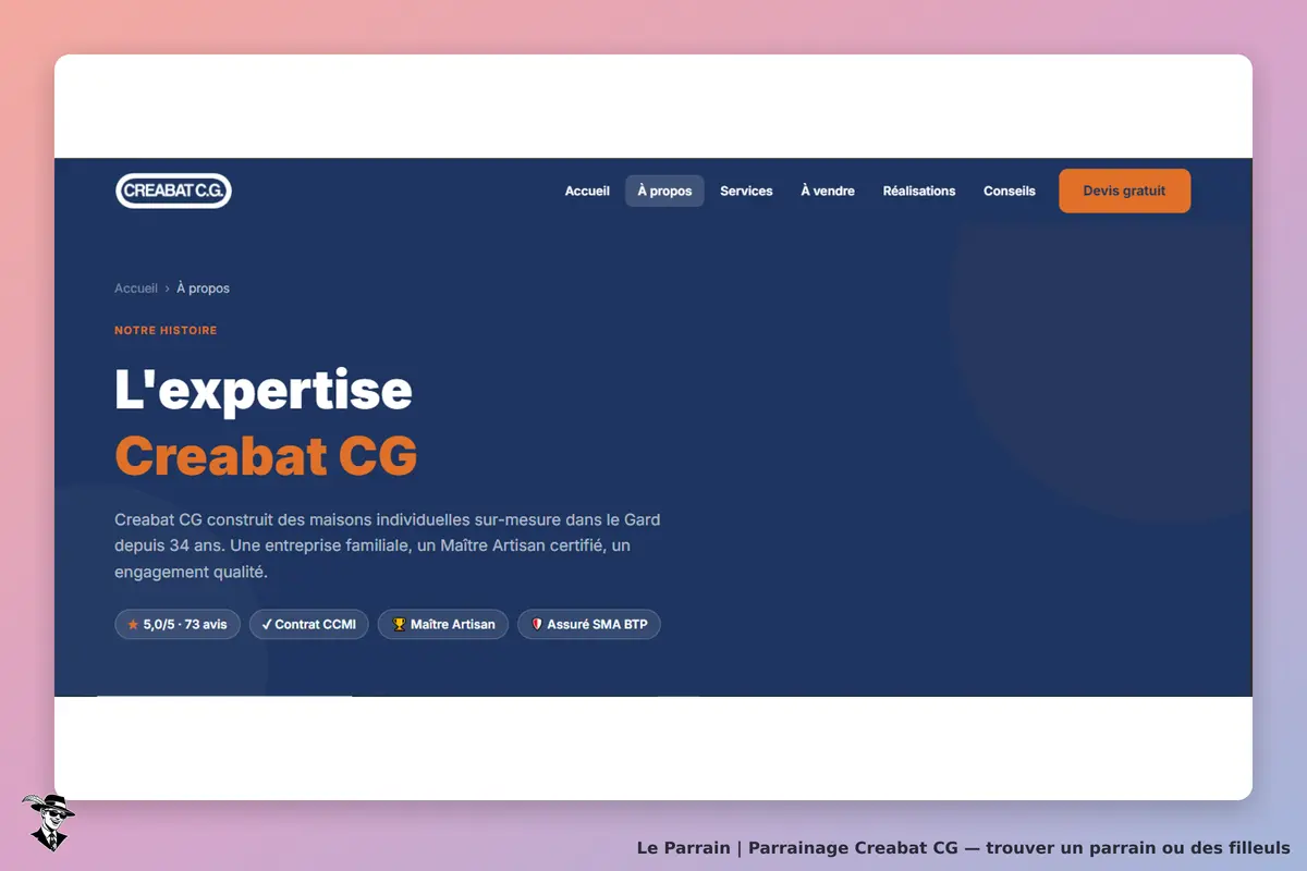 page oficiel