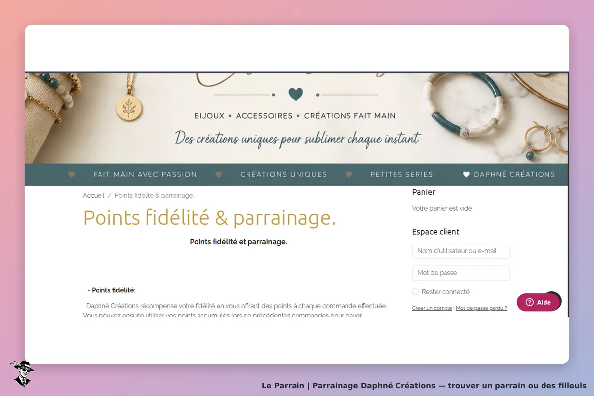 condition parrainage