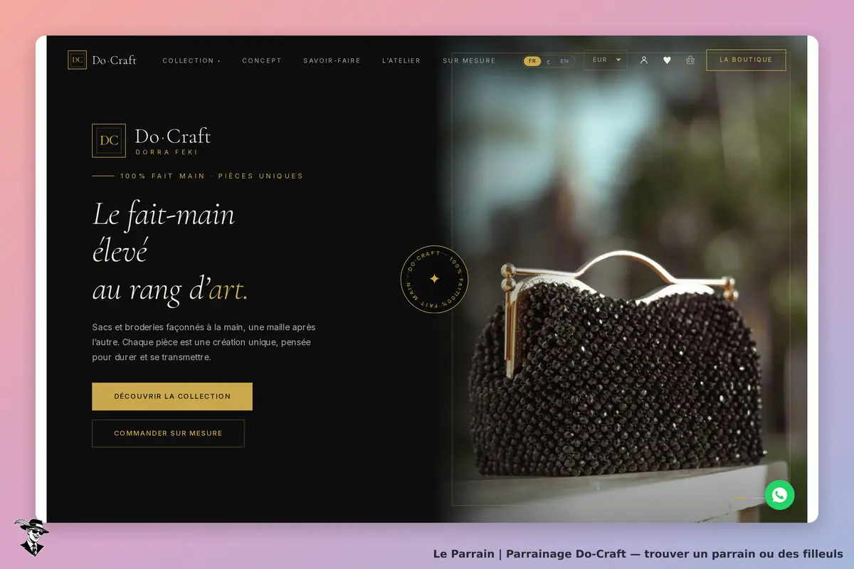 Page d'accueil de Do-Craft