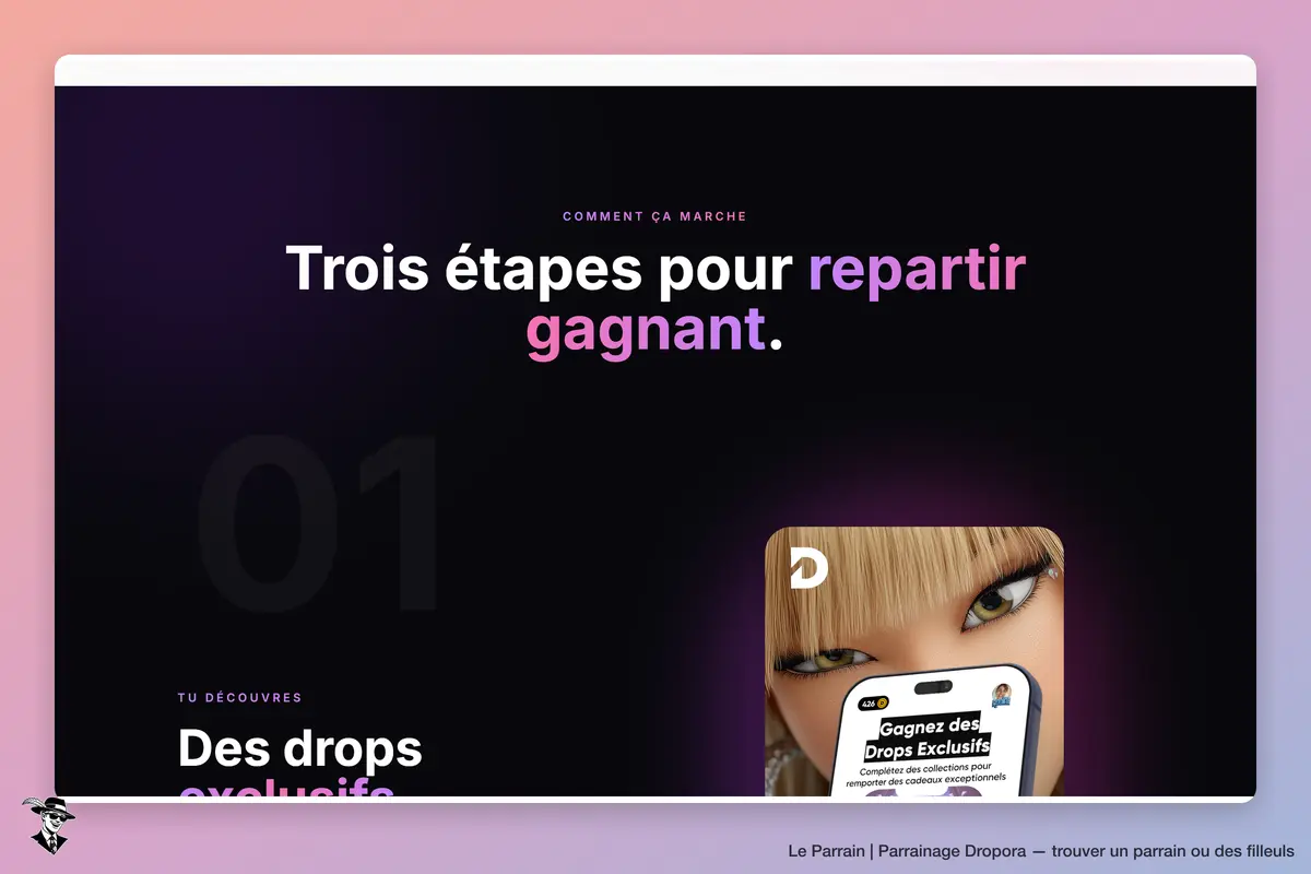 Capture d'écran de Dropora