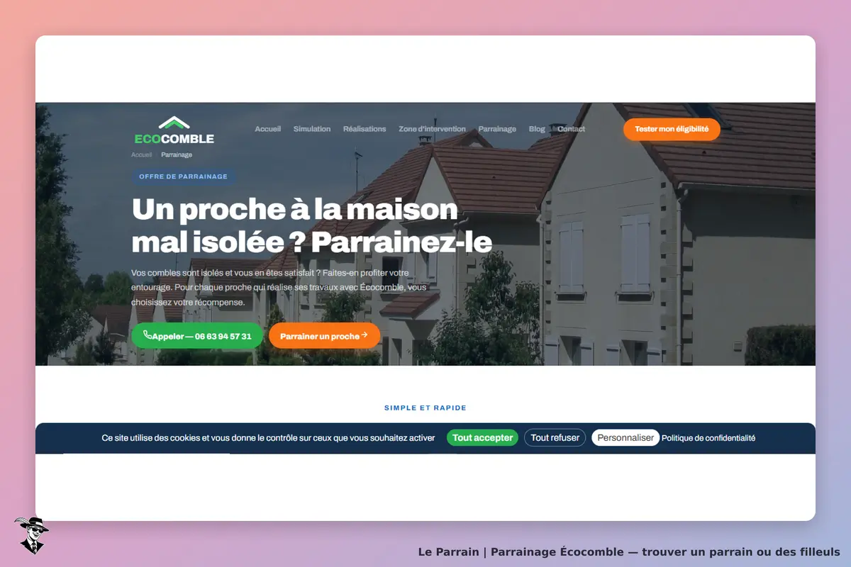 condition parrainage