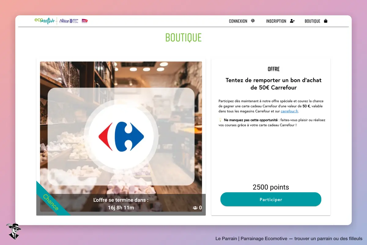 Page catégorie de Ecomotive