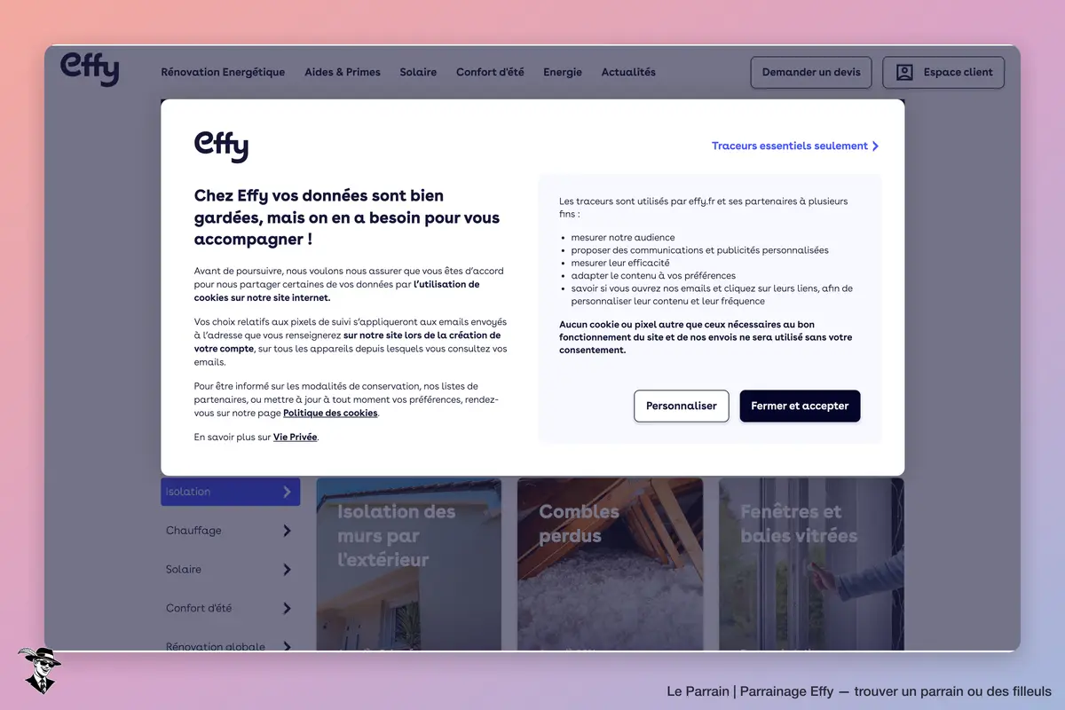 Capture d'écran de Effy