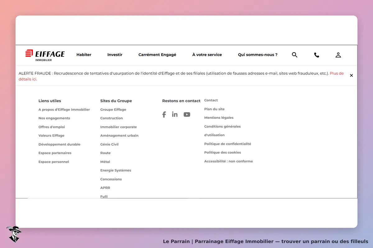 page oficiel