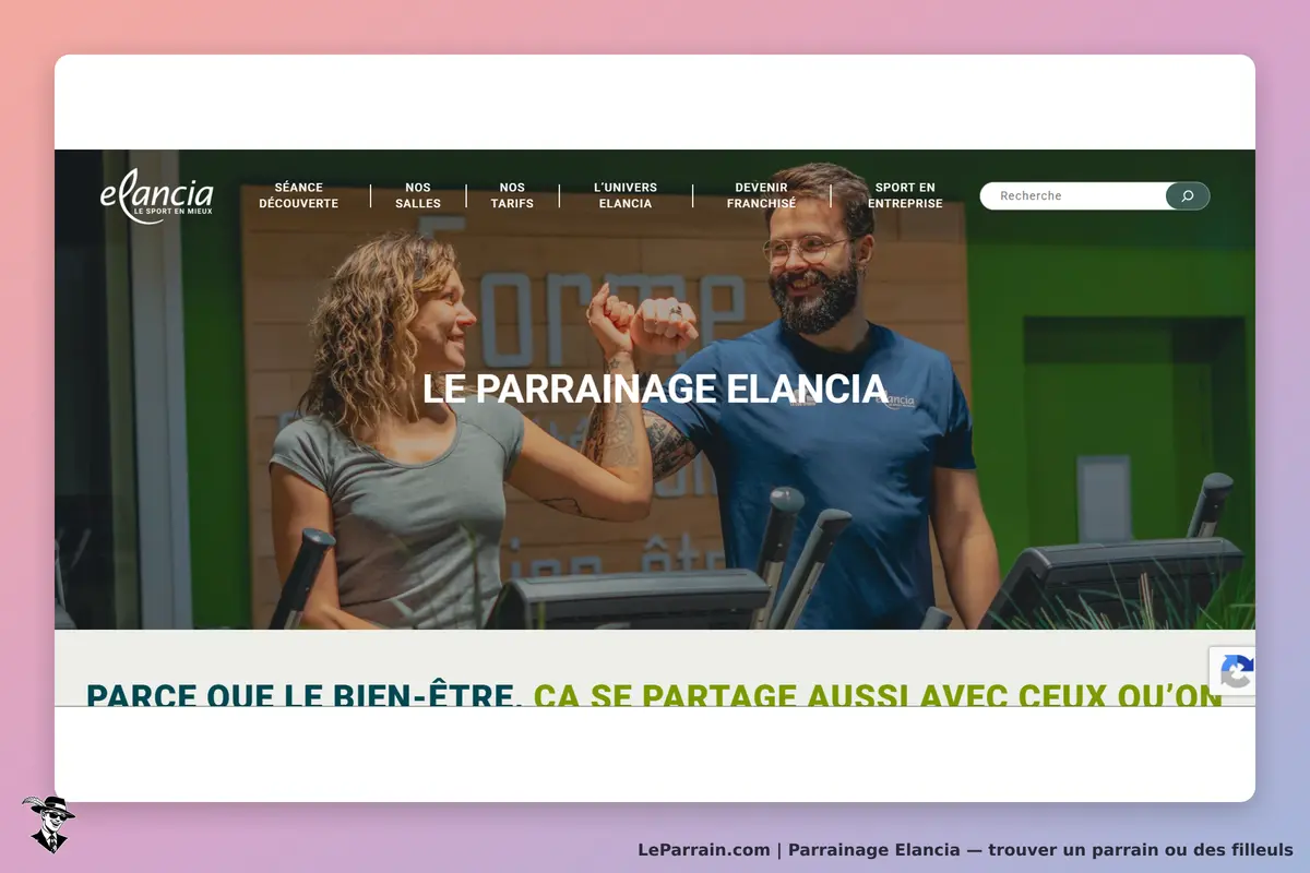 Elancia : deux personnes se félicitent dans un espace de sport, ambiance conviviale et dynamique