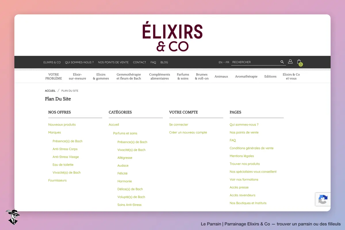 Capture d'écran de Elixirs & Co