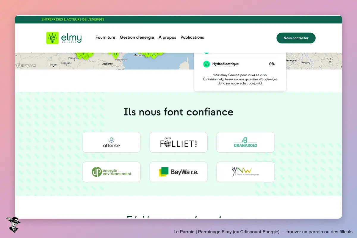 Capture d'écran de Elmy (ex Cdiscount Energie)