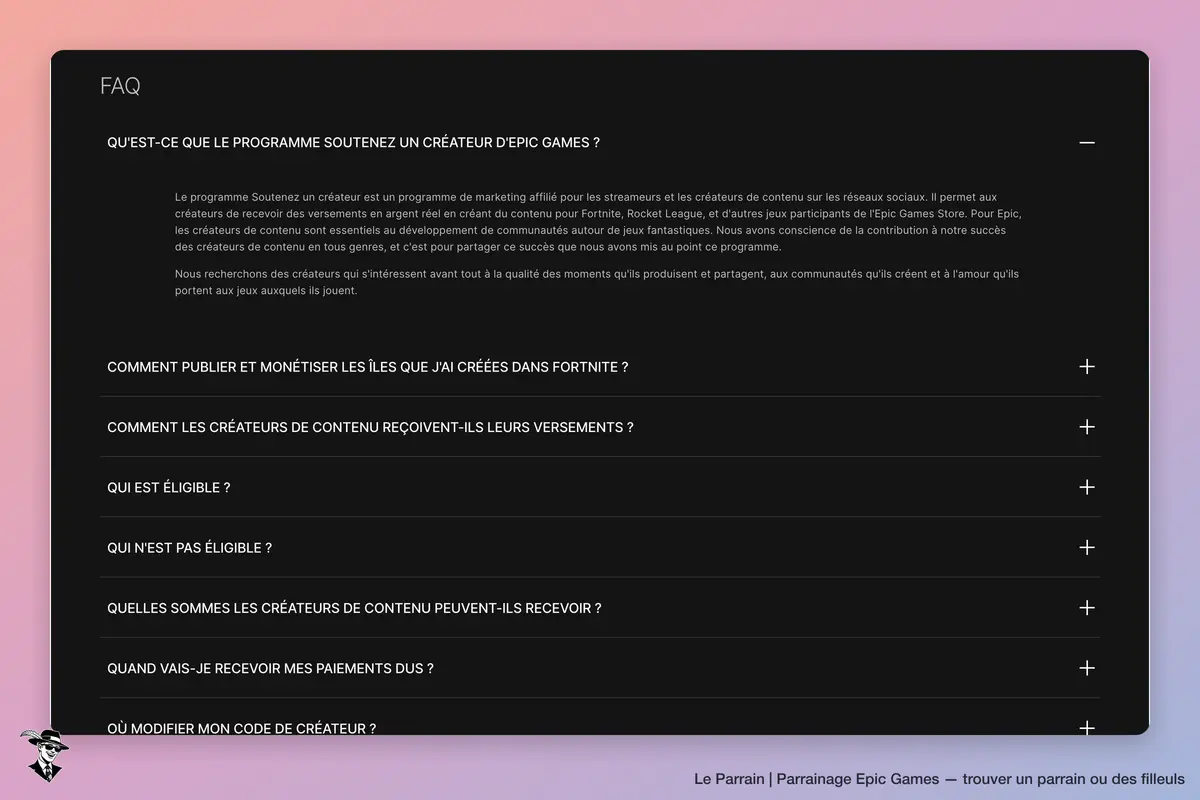 Capture d'écran de Epic Games