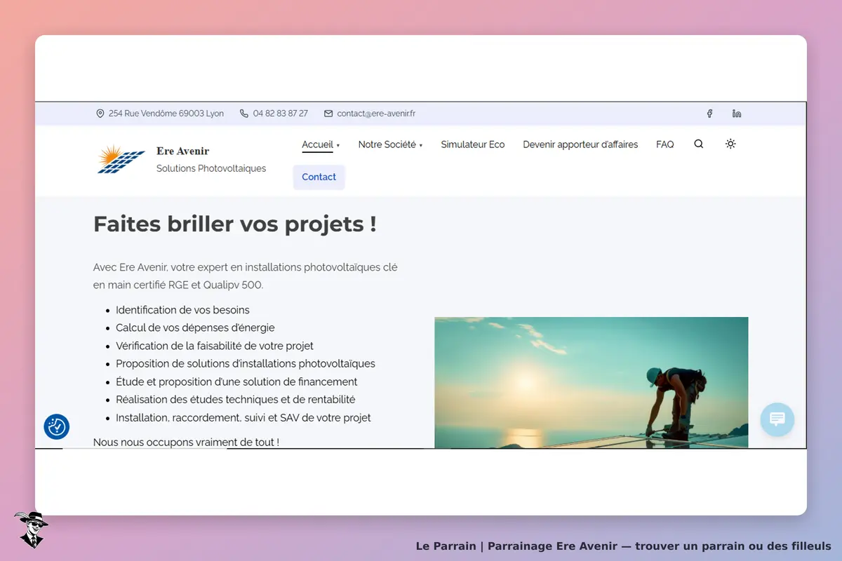 page oficiel