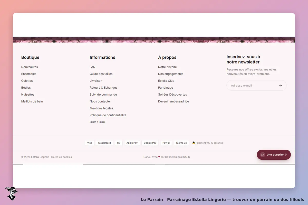 page oficiel