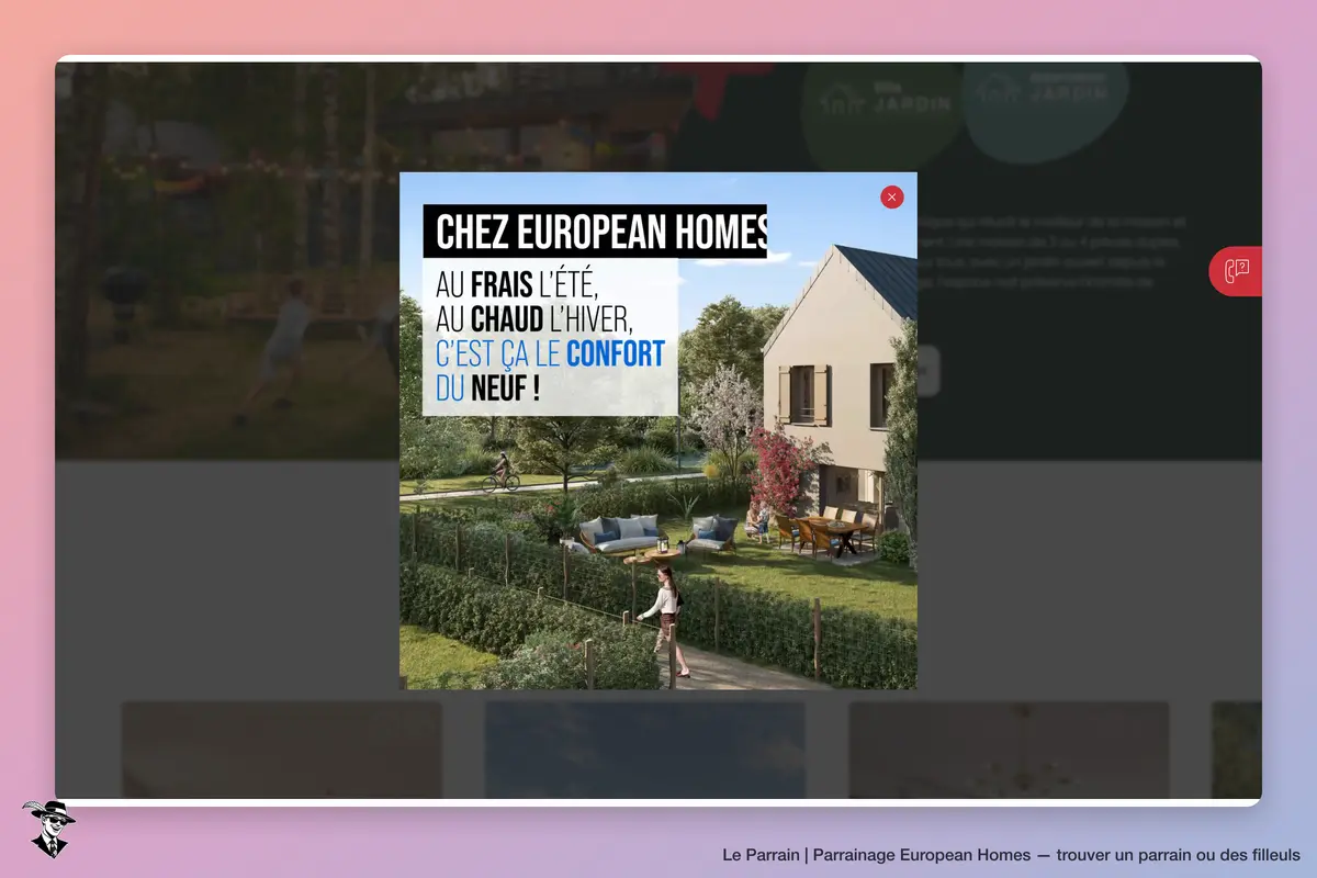 Capture d'écran de European Homes