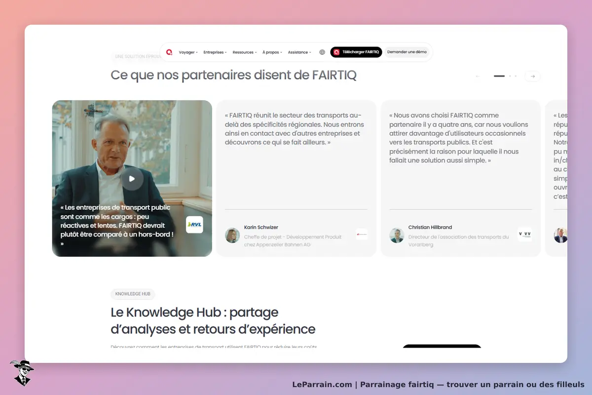 fairtiq : témoignages de partenaires sur la solution de transport public FAIRTIQ avec vidéos