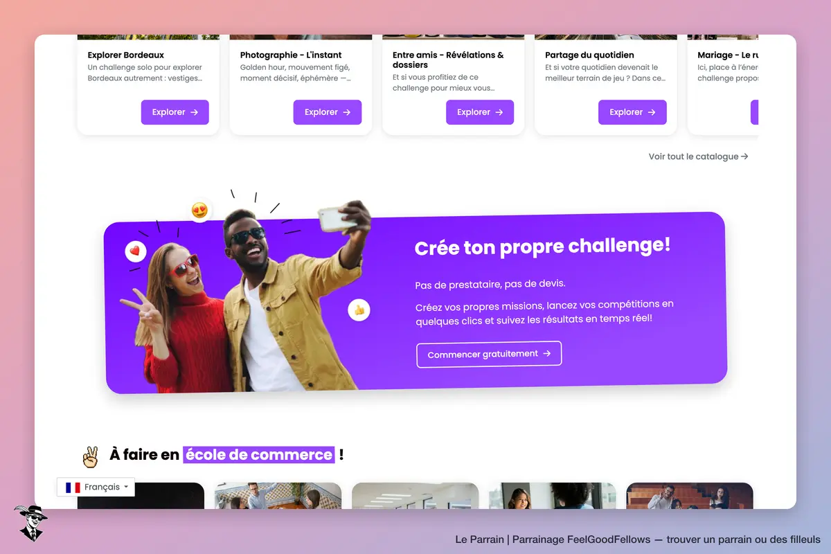 Capture d'écran de FeelGoodFellows