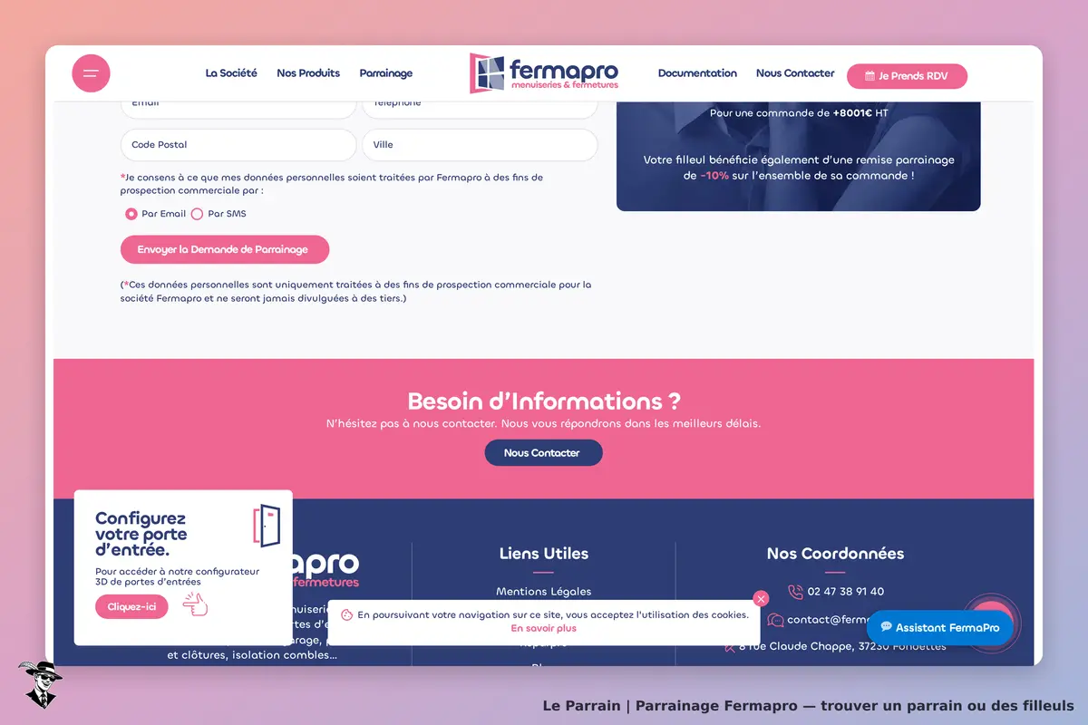 Capture d'écran de Fermapro