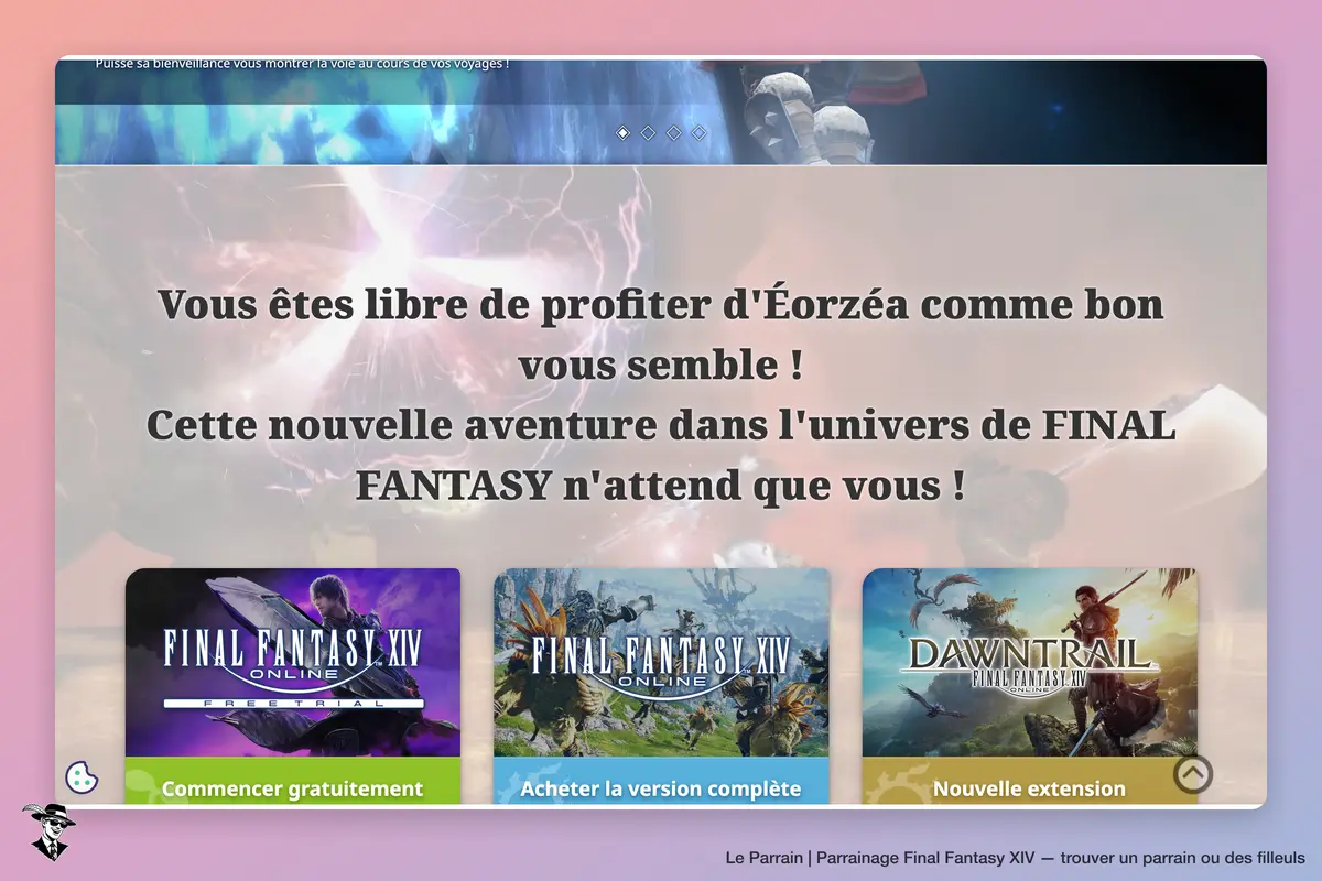 Capture d'écran de Final Fantasy XIV