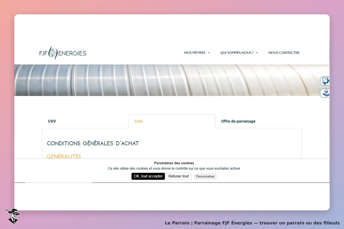 condition parrainage