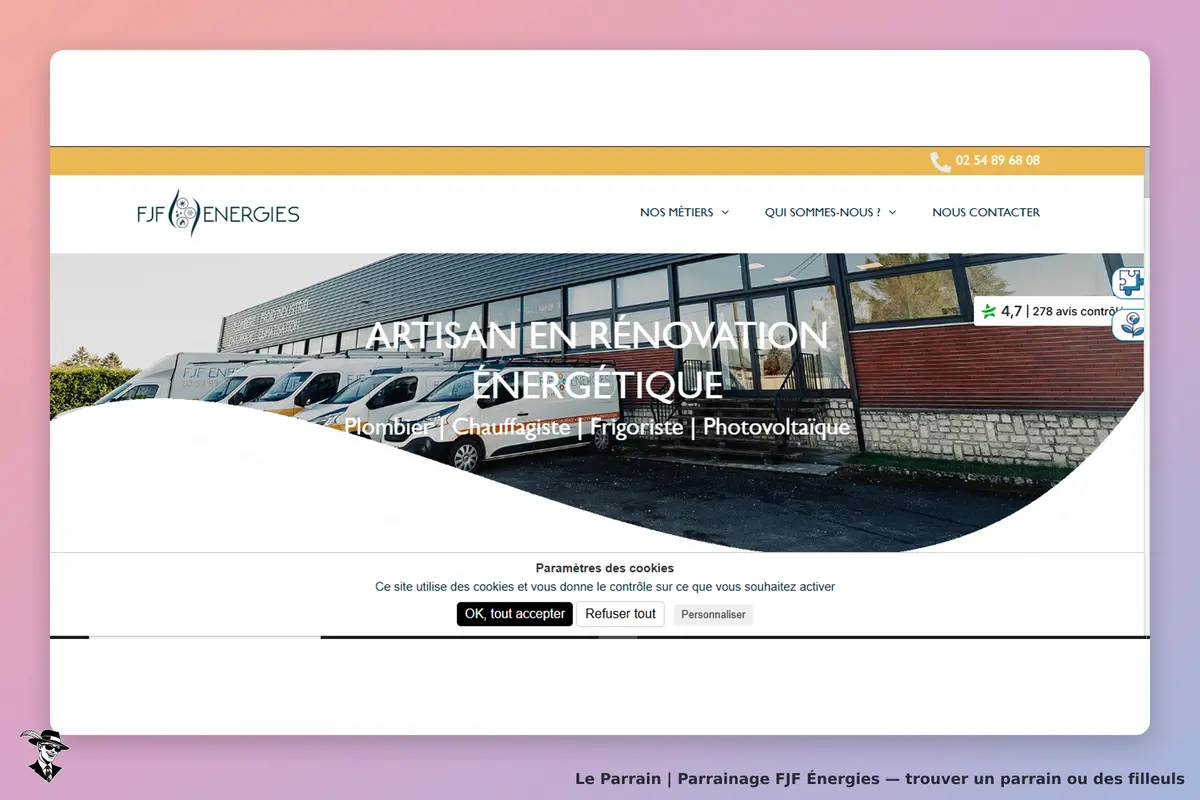 page oficiel