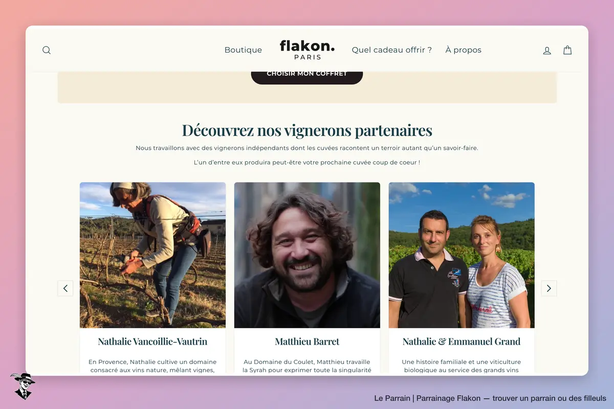 Capture d'écran de Flakon