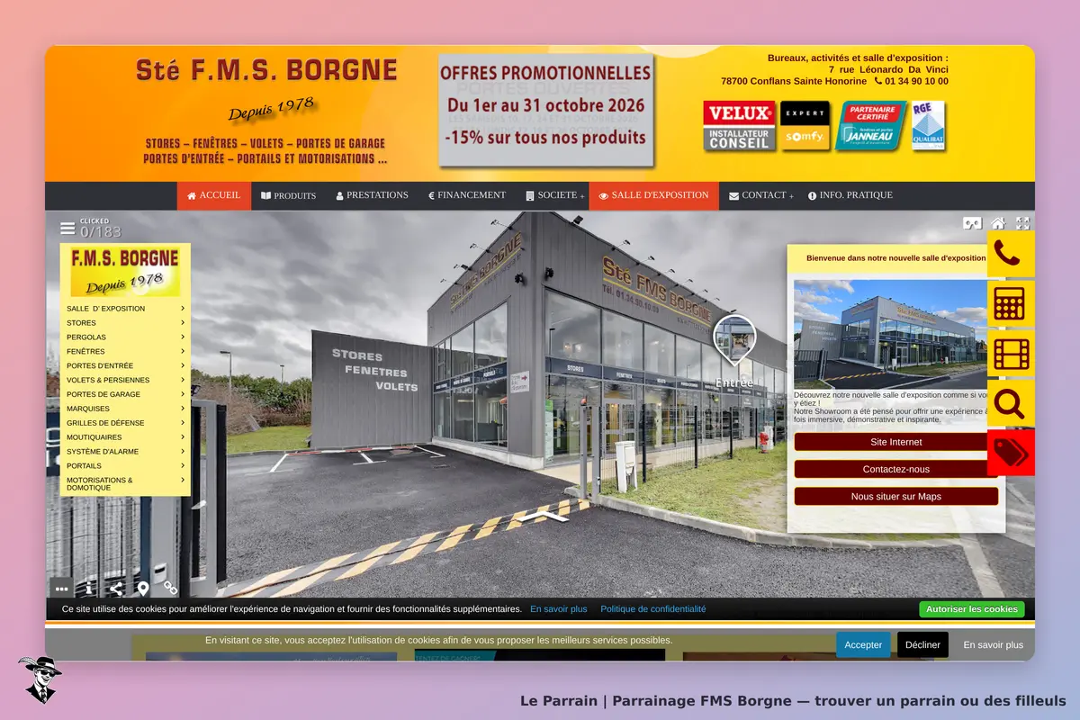 Page d'accueil de FMS Borgne