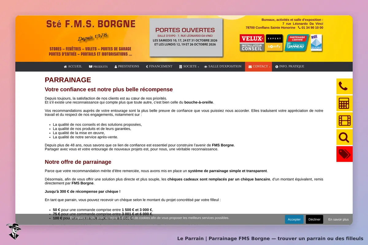 Page parrainage de FMS Borgne