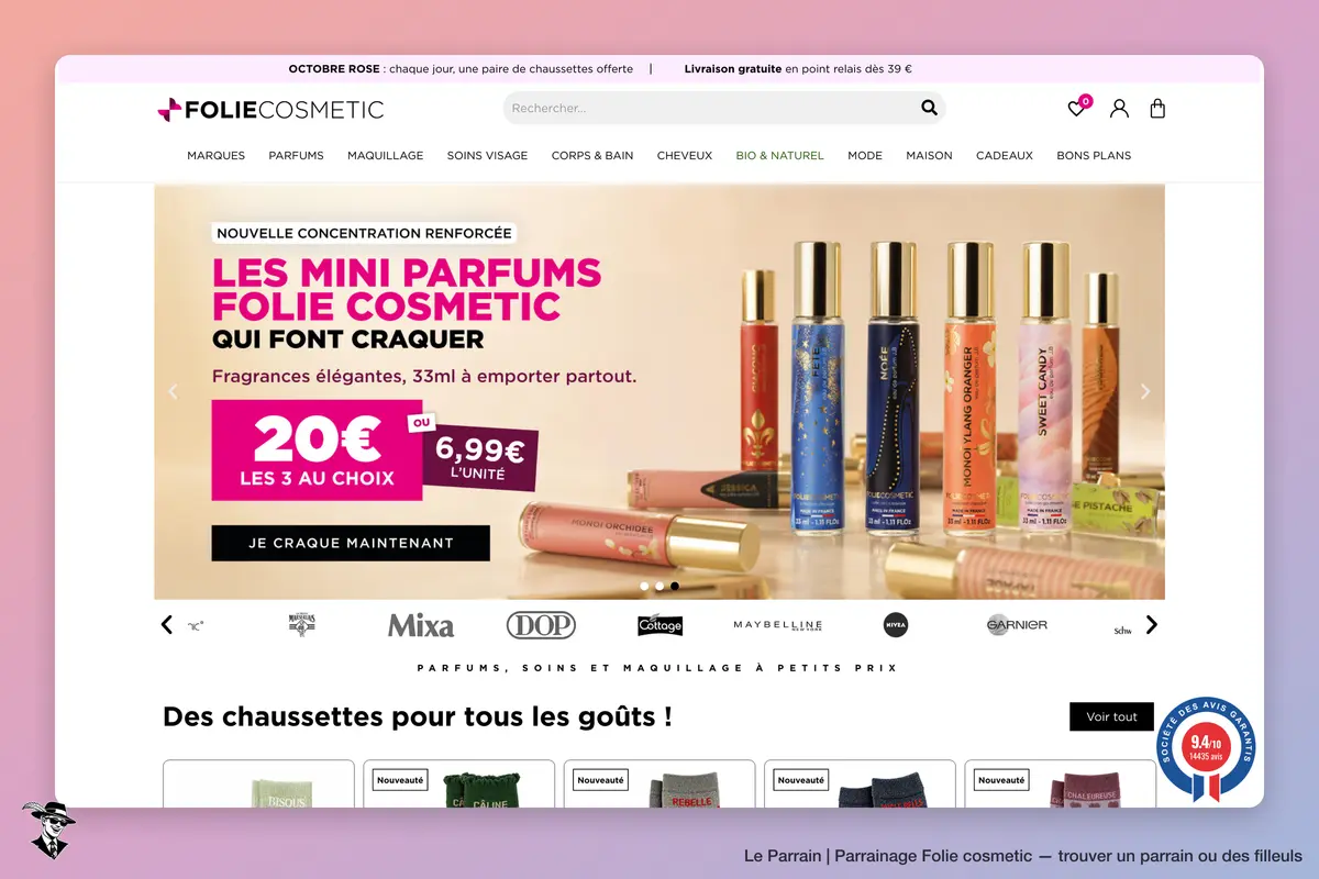 Capture d'écran de Folie cosmetic