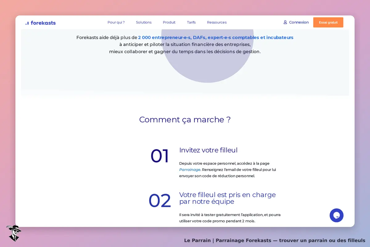 Capture d'écran de Forekasts