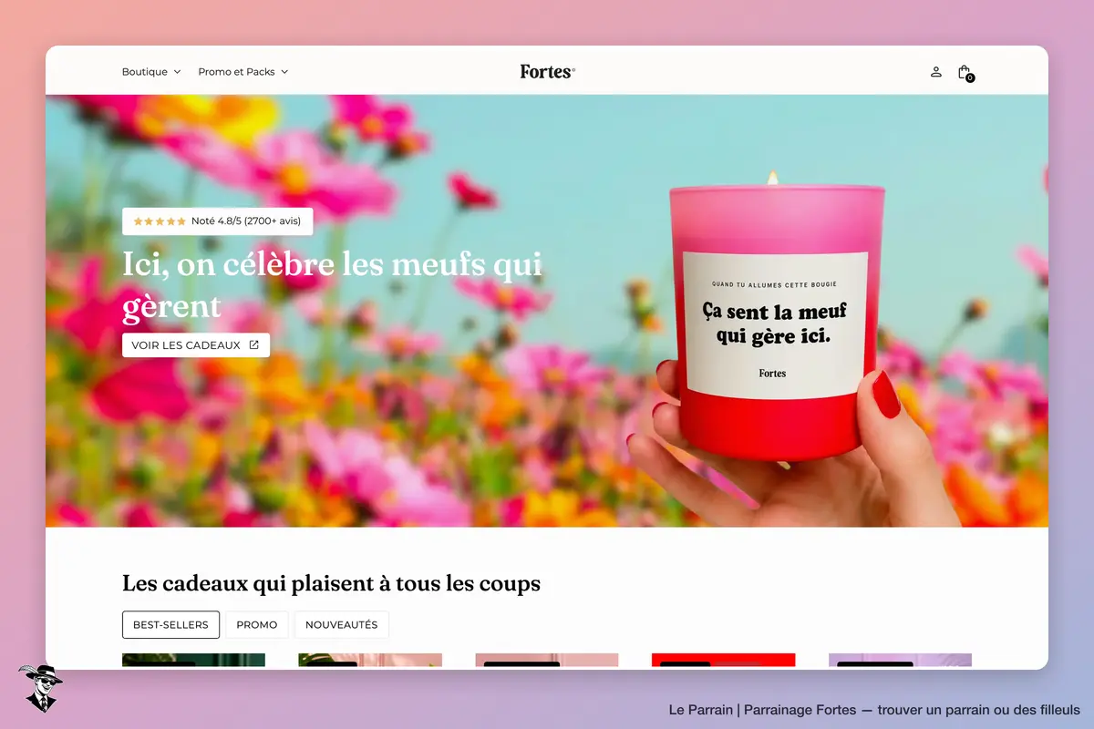 Page d'accueil de Fortes