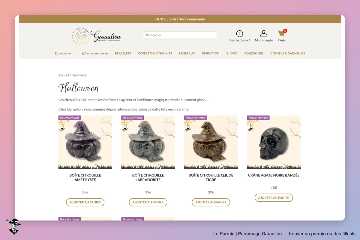 Page catégorie de Garaulion