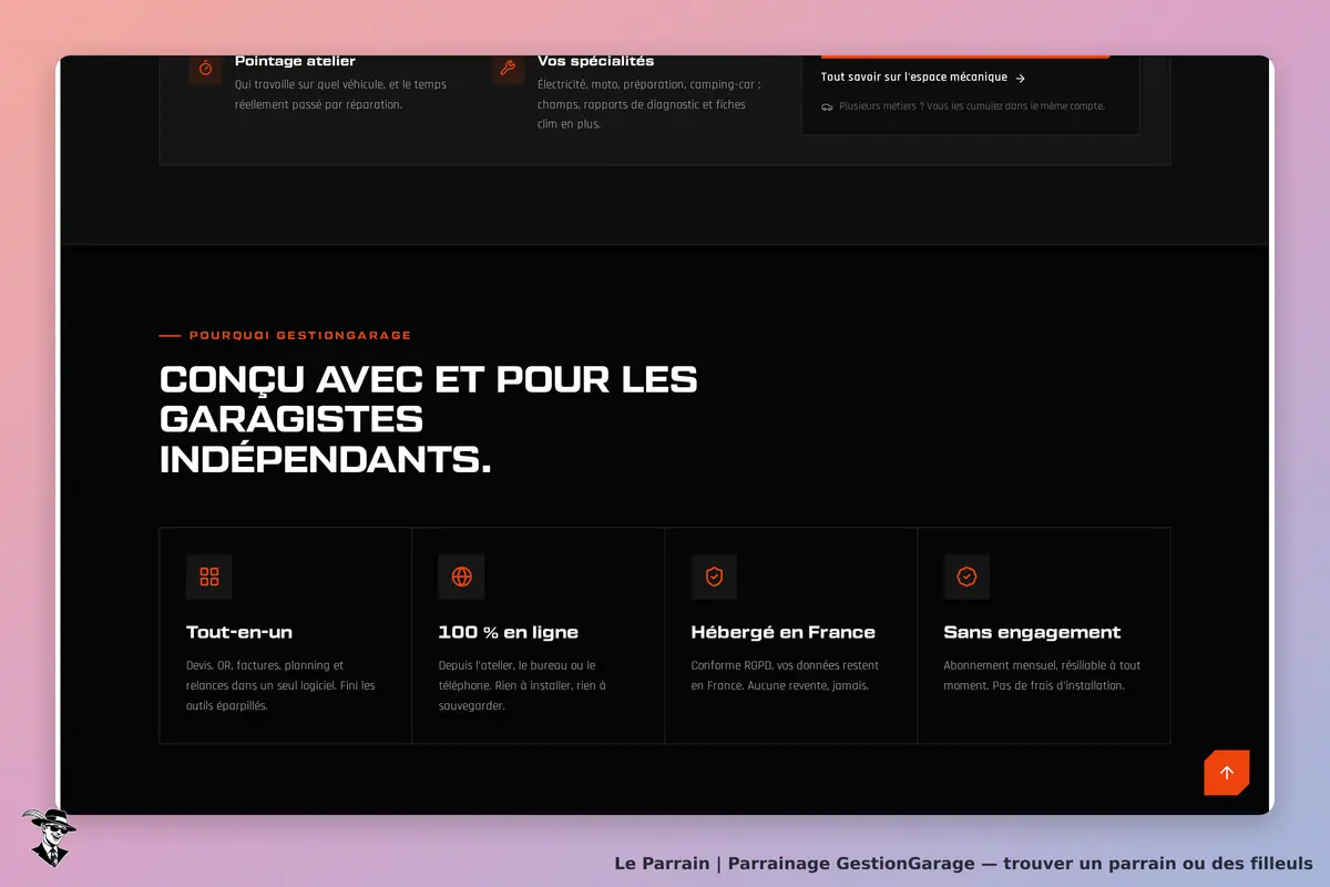 Capture d'écran de GestionGarage