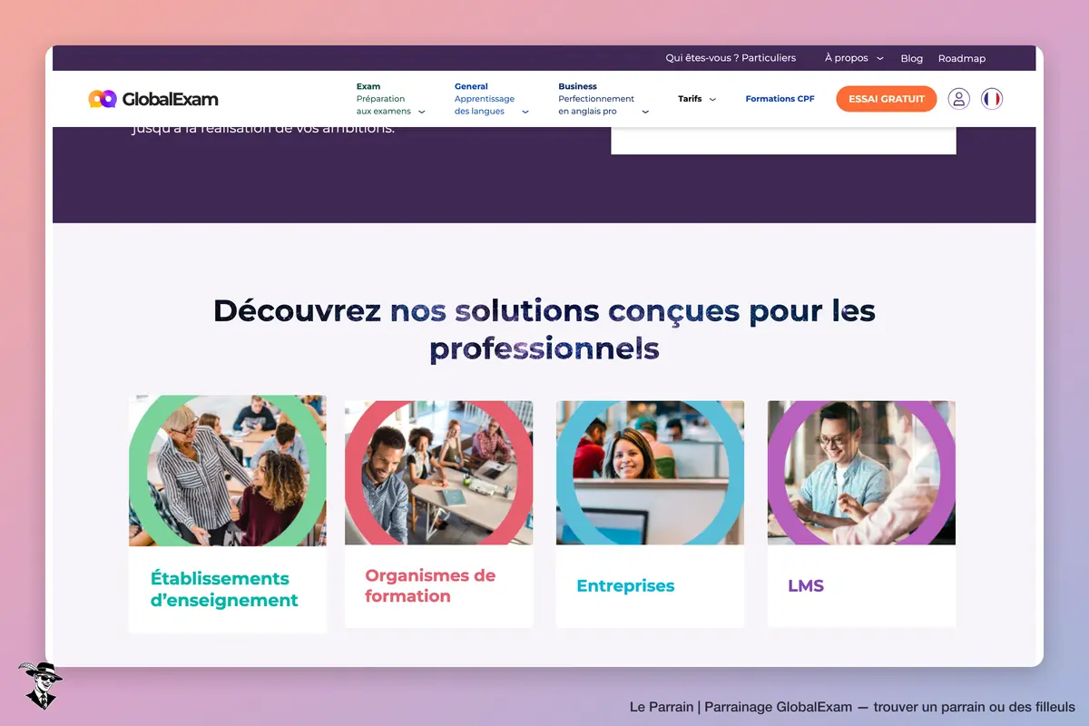 Capture d'écran de GlobalExam