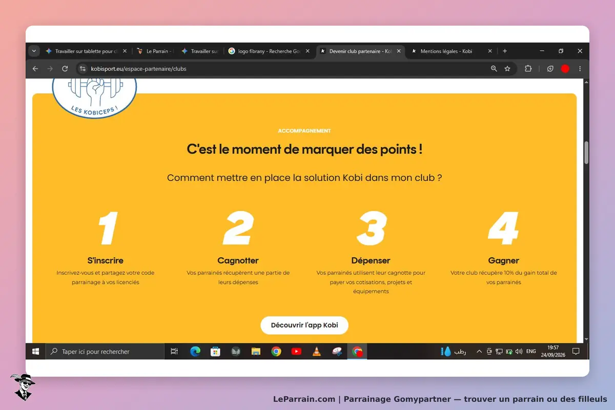 Gomypartner : étapes pour mettre en place la solution Kobi dans un club sportif