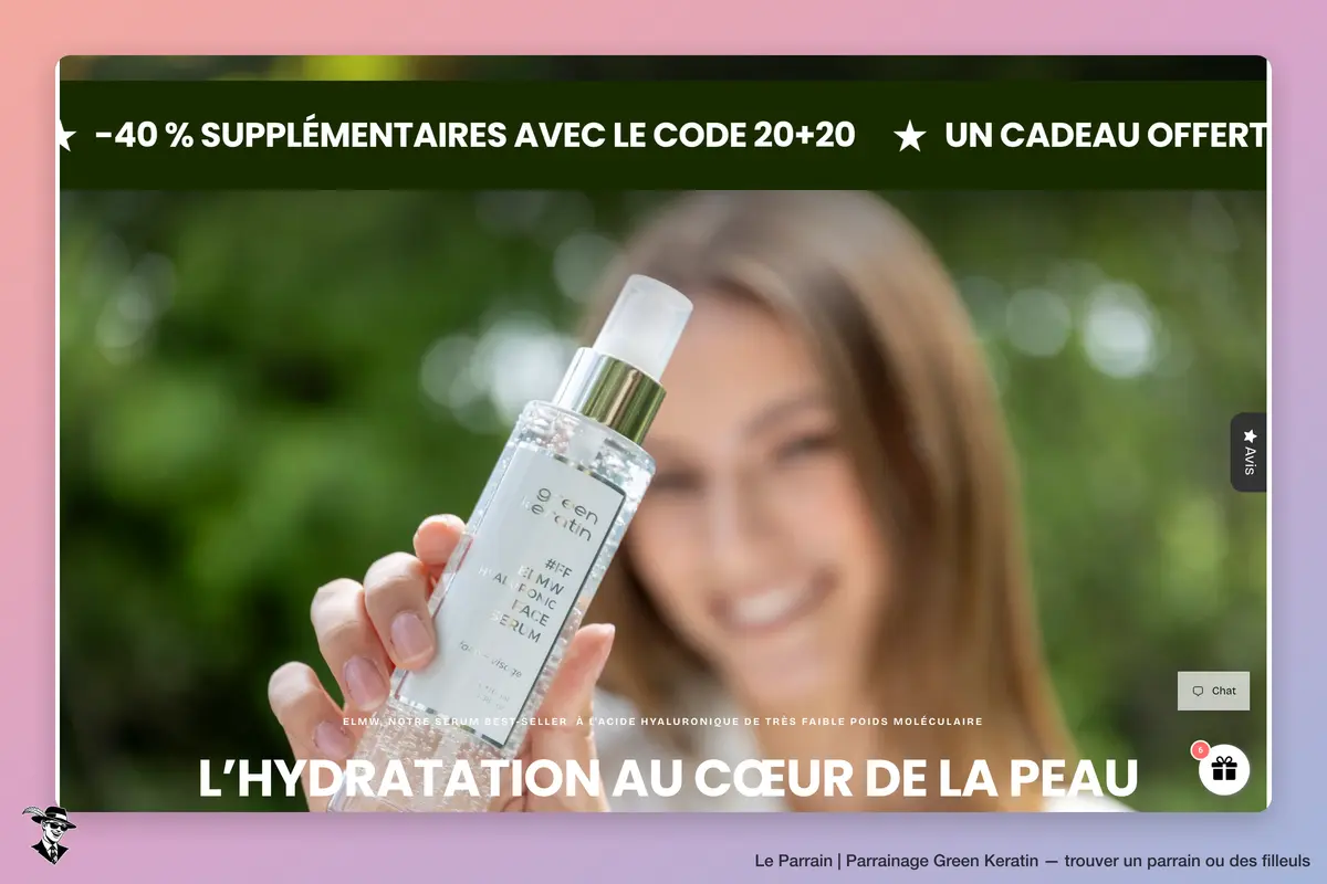 Capture d'écran de Green Keratin