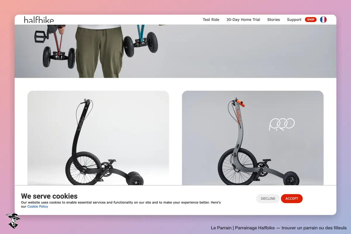 Capture d'écran de Halfbike