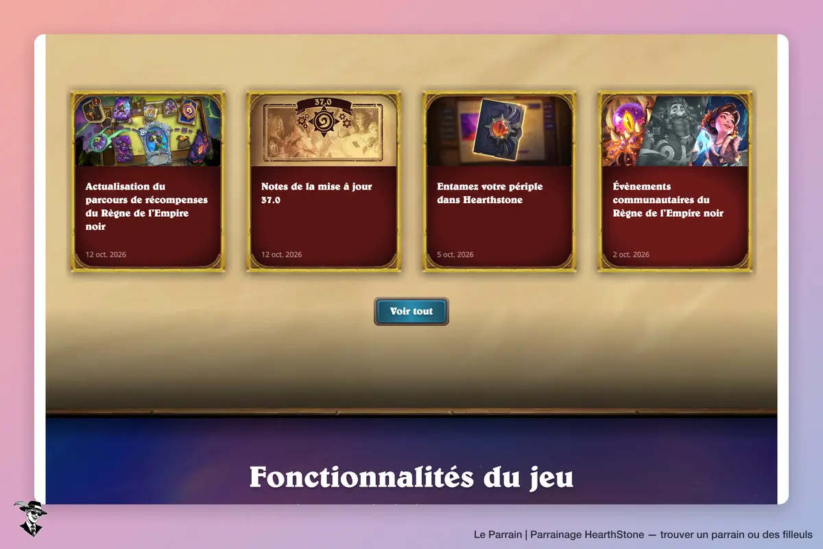Capture d'écran de HearthStone