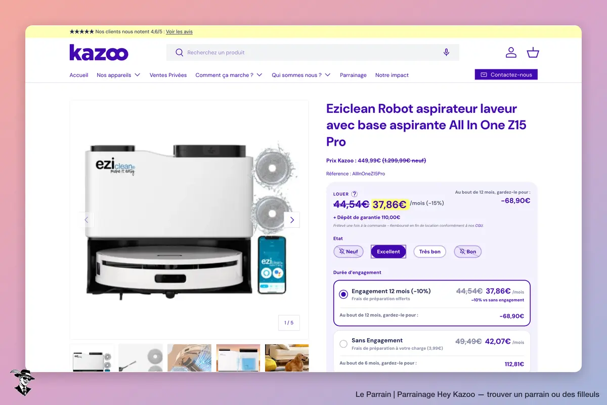 Page produit de Hey Kazoo