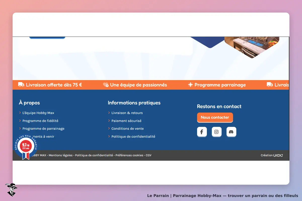 page oficiel
