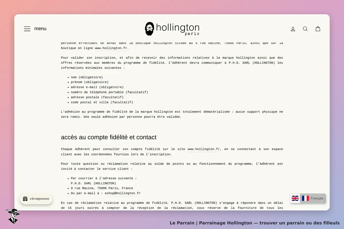 Capture d'écran de Hollington