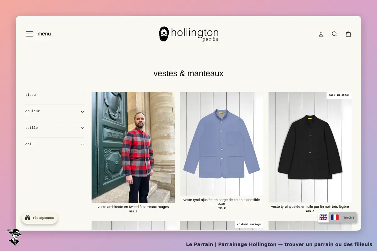 Page catégorie de Hollington