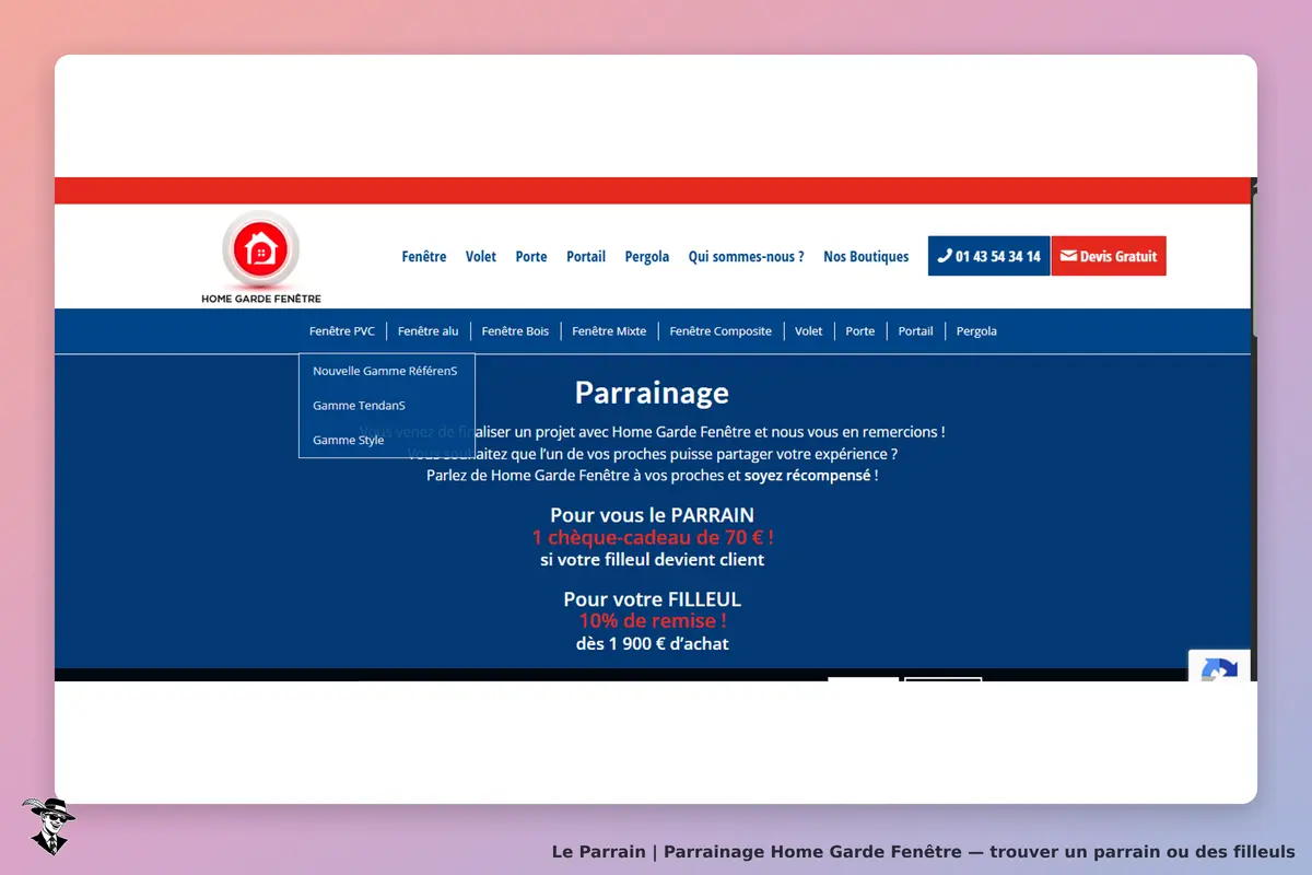 condition parrainage
