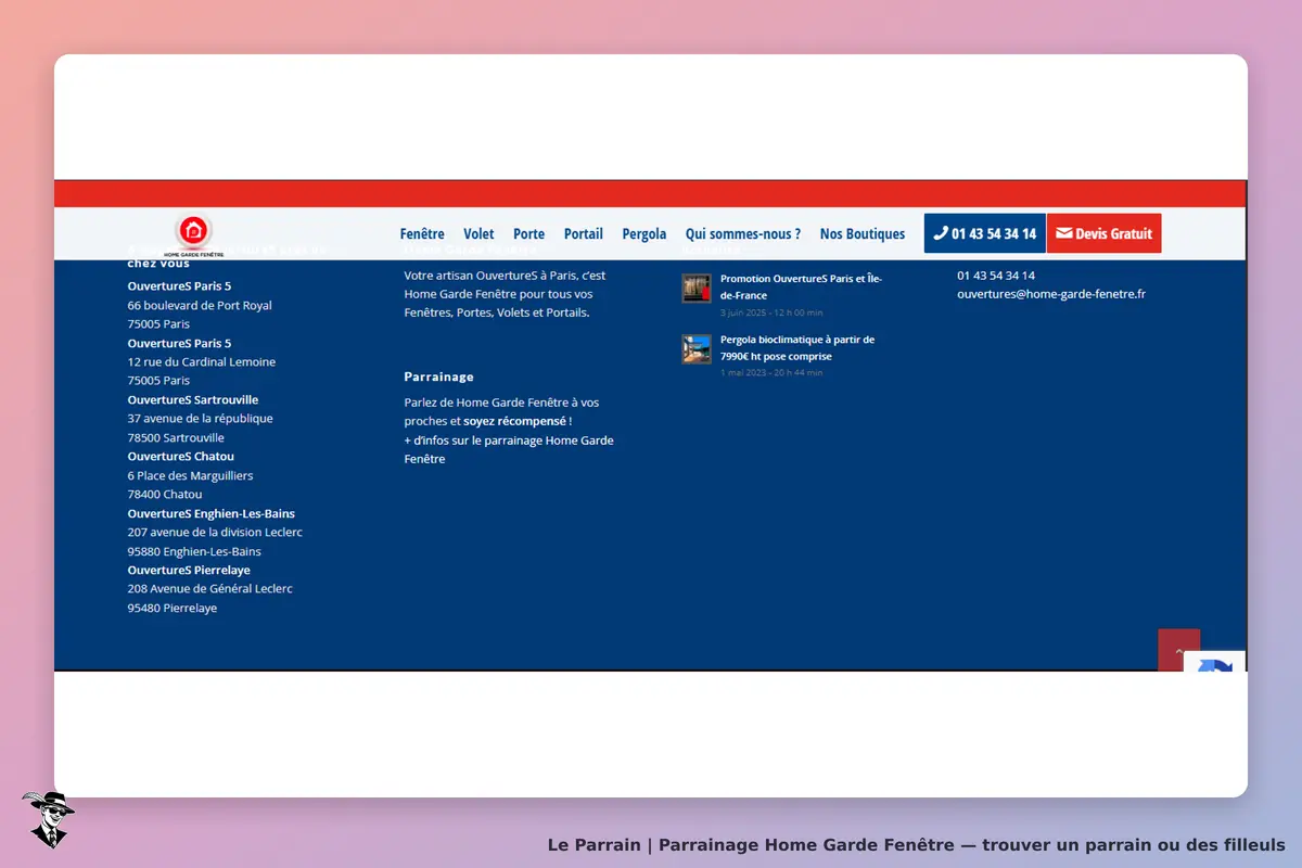 page oficiel