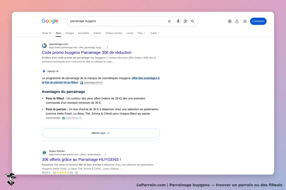 Huygens : aperçu du programme de parrainage avec avantages pour le parrain et le filleul
