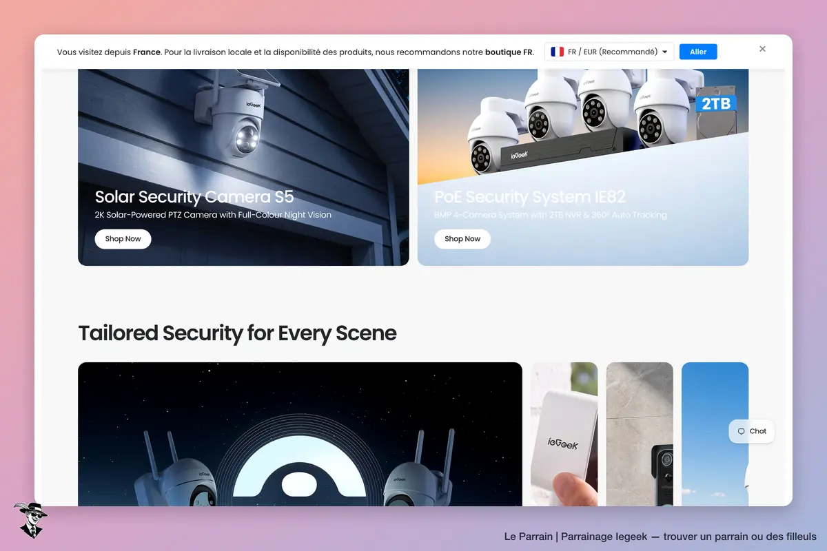 Capture d'écran de Iegeek