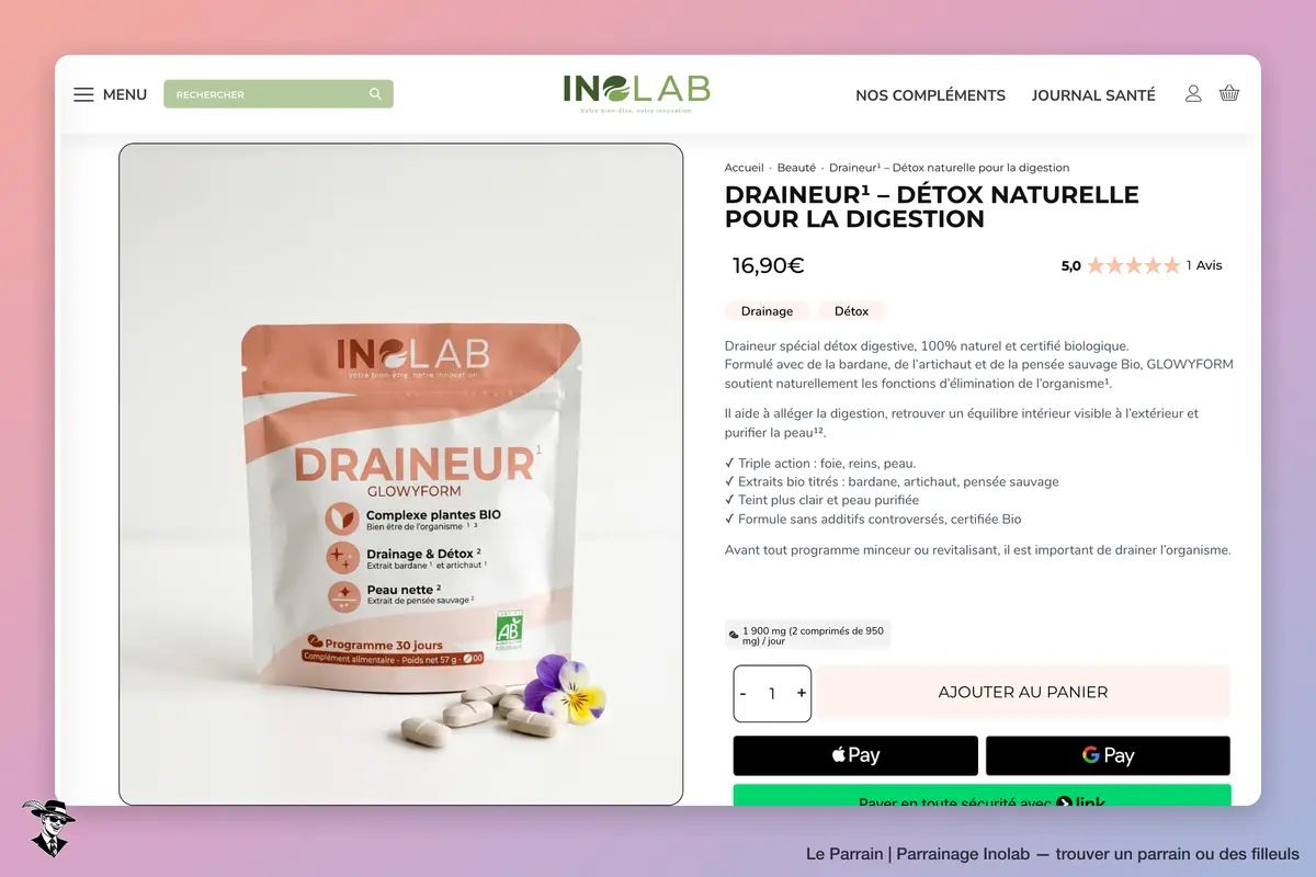 Page produit de Inolab