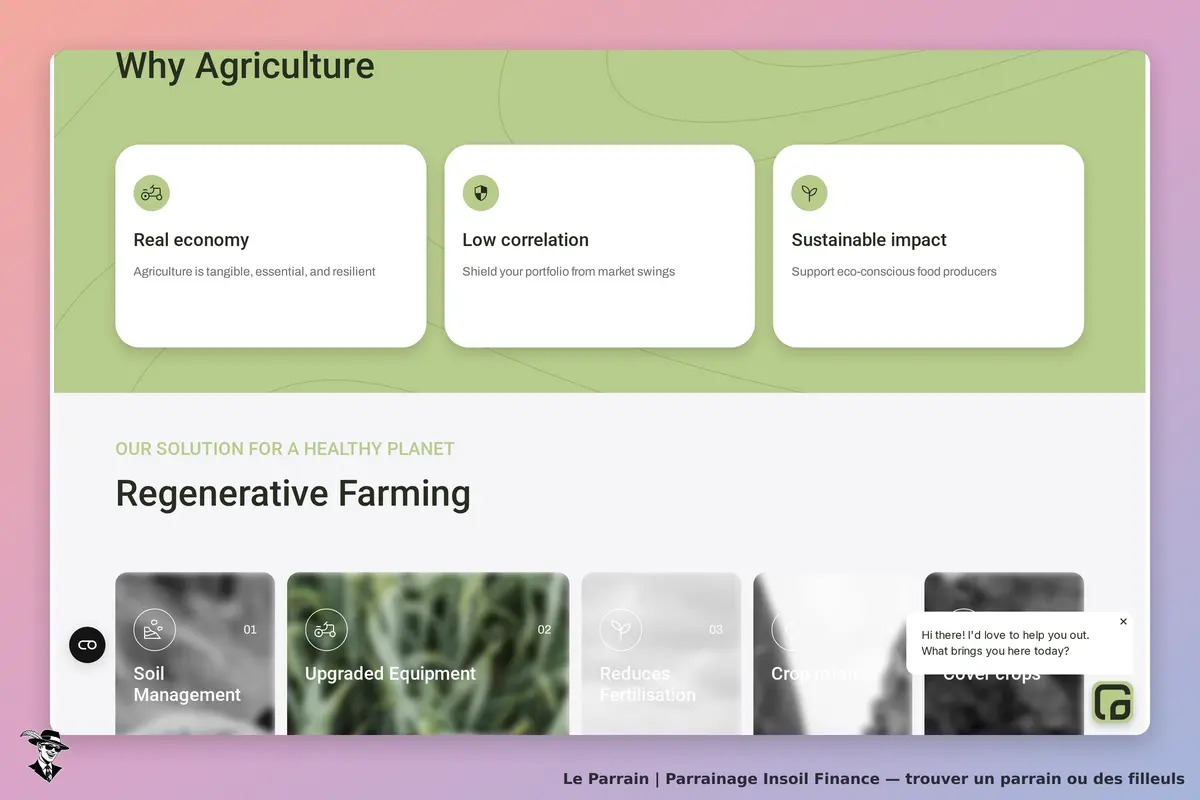 Capture d'écran de Insoil Finance