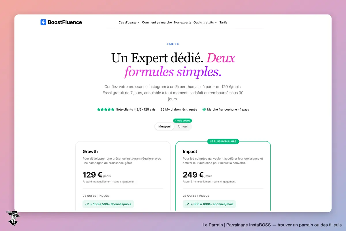 Capture d'écran de InstaBOSS