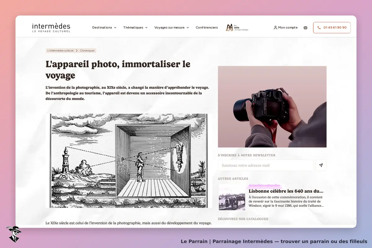Page produit de Intermèdes
