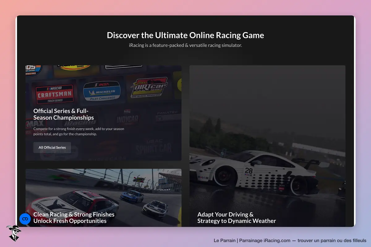 Capture d'écran de iRacing.com