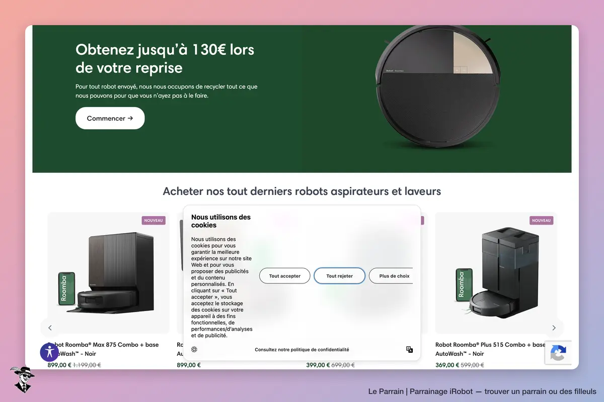 Capture d'écran de iRobot