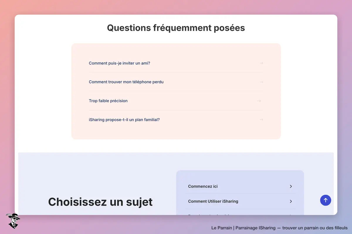 Capture d'écran de ISharing